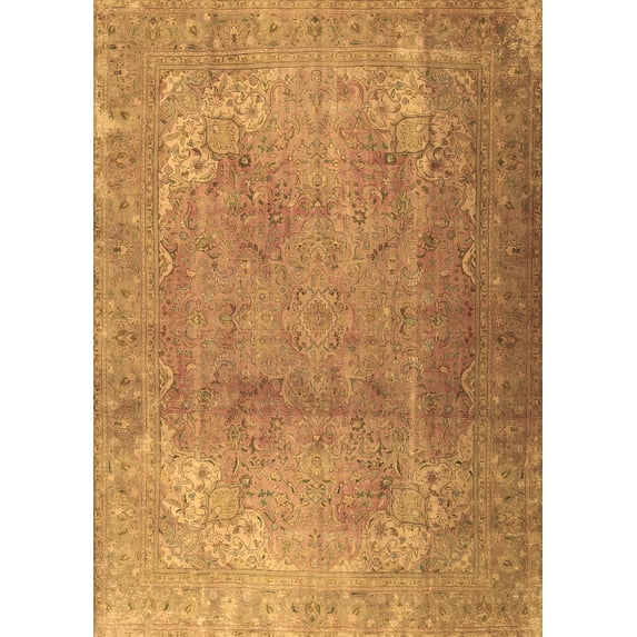 Ahgly Company Indoor Rectangle Persian Brown Traditional Area Rugs, 4' x 6'