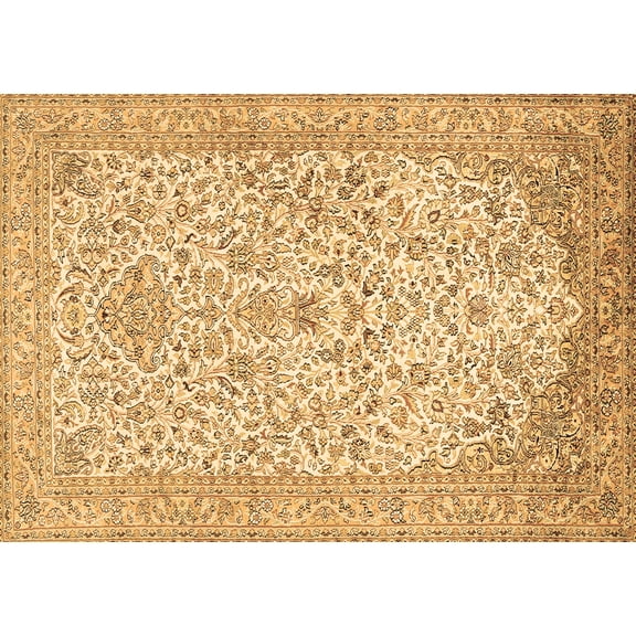 Ahgly Company Indoor Rectangle Persian Brown Traditional Area Rugs, 5' x 7'
