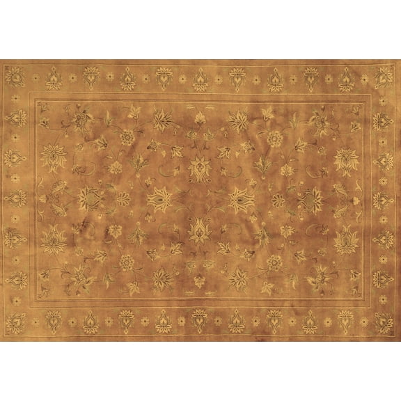Ahgly Company Indoor Rectangle Persian Brown Traditional Area Rugs, 5' x 7'