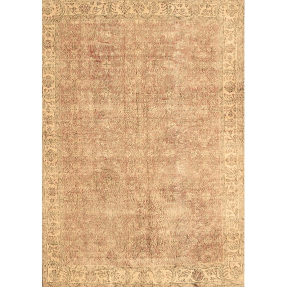 Ahgly Company Indoor Rectangle Persian Brown Traditional Area Rugs, 5' x 7'