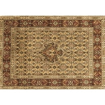 Ahgly Company Indoor Rectangle Persian Brown Traditional Area Rugs, 5' x 7'