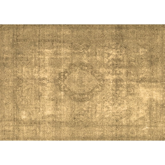 Ahgly Company Indoor Rectangle Persian Brown Traditional Area Rugs, 5' x 7'
