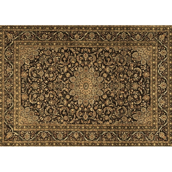 Ahgly Company Indoor Rectangle Persian Brown Traditional Area Rugs, 5' x 7'