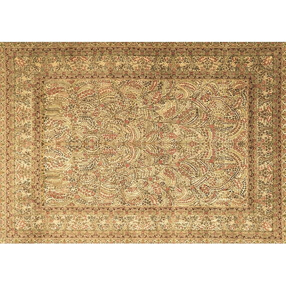 Ahgly Company Indoor Rectangle Persian Brown Traditional Area Rugs, 5' x 7'