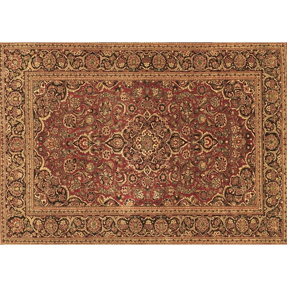 Ahgly Company Indoor Rectangle Persian Brown Traditional Area Rugs, 5' x 7'