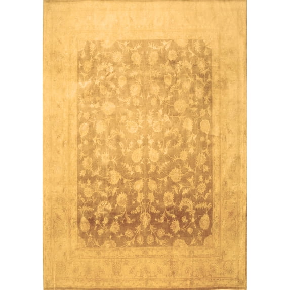 Ahgly Company Indoor Rectangle Persian Brown Traditional Area Rugs, 6' x 9'