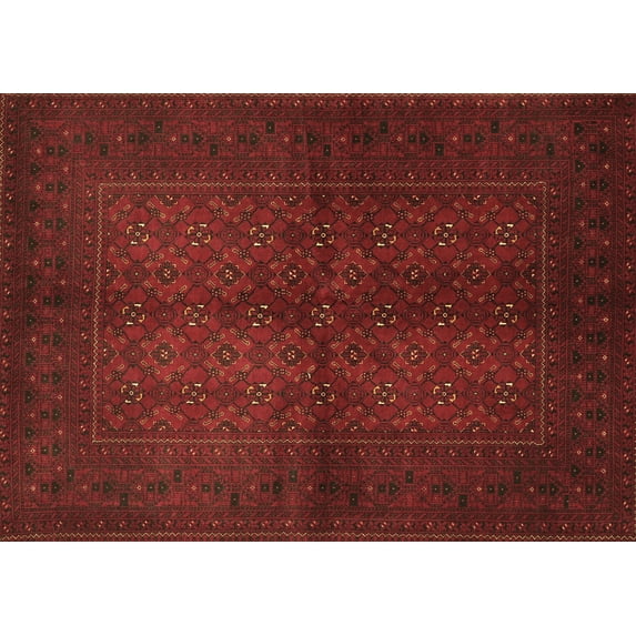 Ahgly Company Indoor Rectangle Persian Brown Traditional Area Rugs, 8' x 12'