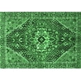 thumbnail image 1 of Ahgly Company Indoor Rectangle Persian Emerald Green Traditional Area Rugs, 2' x 3', 1 of 4