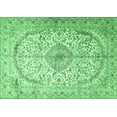 thumbnail image 1 of Ahgly Company Indoor Rectangle Persian Emerald Green Traditional Area Rugs, 2' x 3', 1 of 4