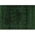 thumbnail image 1 of Ahgly Company Indoor Rectangle Persian Emerald Green Traditional Area Rugs, 2' x 4', 1 of 4