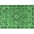 thumbnail image 1 of Ahgly Company Indoor Rectangle Persian Emerald Green Traditional Area Rugs, 2' x 5', 1 of 4