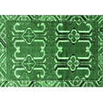 thumbnail image 1 of Ahgly Company Indoor Rectangle Persian Emerald Green Traditional Area Rugs, 3' x 5', 1 of 4