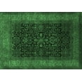 thumbnail image 1 of Ahgly Company Indoor Rectangle Persian Emerald Green Traditional Area Rugs, 5' x 7', 1 of 4
