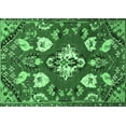thumbnail image 1 of Ahgly Company Indoor Rectangle Persian Emerald Green Traditional Area Rugs, 5' x 7', 1 of 4