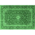thumbnail image 1 of Ahgly Company Indoor Rectangle Persian Emerald Green Traditional Area Rugs, 5' x 8', 1 of 4