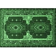 thumbnail image 1 of Ahgly Company Indoor Rectangle Persian Emerald Green Traditional Area Rugs, 7' x 10', 1 of 4