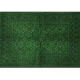 thumbnail image 1 of Ahgly Company Indoor Rectangle Persian Emerald Green Traditional Area Rugs, 8' x 12', 1 of 4