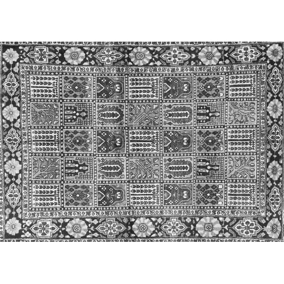 Ahgly Company Indoor Rectangle Persian Gray Traditional Area Rugs, 2' x 4'