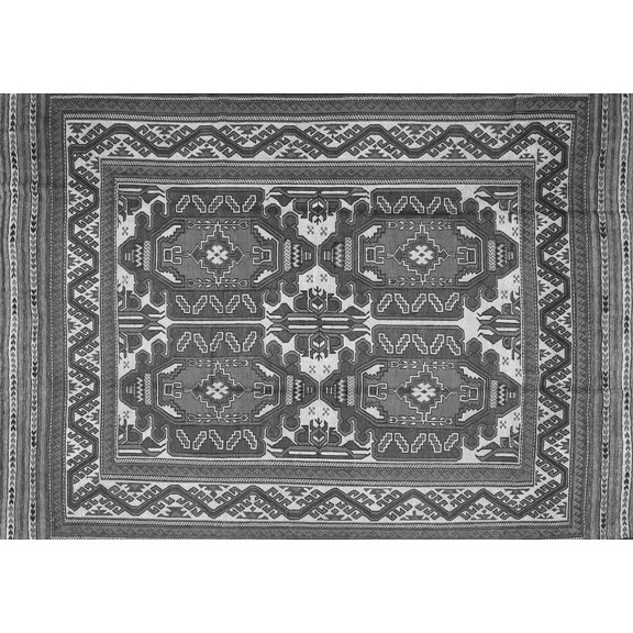 Ahgly Company Indoor Rectangle Persian Gray Traditional Area Rugs, 3' x 5'