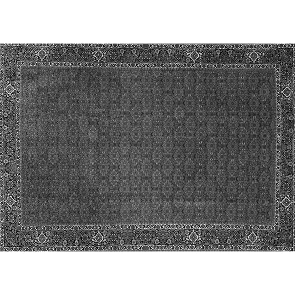 Ahgly Company Indoor Rectangle Persian Gray Traditional Area Rugs, 3' x 5'