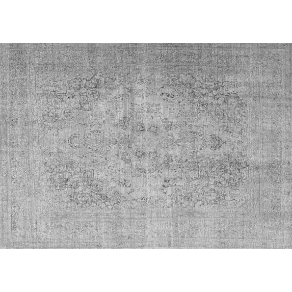 Ahgly Company Indoor Rectangle Persian Gray Traditional Area Rugs, 4' x 6'