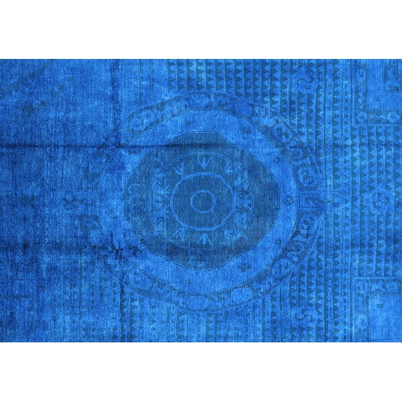 Ahgly Company Indoor Rectangle Persian Light Blue Bohemian Area Rugs, 2' x 4'