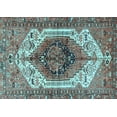 thumbnail image 1 of Ahgly Company Indoor Rectangle Persian Light Blue Traditional Area Rugs, 2' x 3', 1 of 4