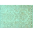 thumbnail image 1 of Ahgly Company Indoor Rectangle Persian Light Blue Traditional Area Rugs, 3' x 5', 1 of 4