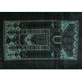 thumbnail image 1 of Ahgly Company Indoor Rectangle Persian Light Blue Traditional Area Rugs, 4' x 6', 1 of 4