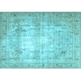 thumbnail image 1 of Ahgly Company Indoor Rectangle Persian Light Blue Traditional Area Rugs, 5' x 8', 1 of 4