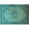 thumbnail image 1 of Ahgly Company Indoor Rectangle Persian Light Blue Traditional Area Rugs, 5' x 8', 1 of 4