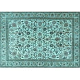 thumbnail image 1 of Ahgly Company Indoor Rectangle Persian Light Blue Traditional Area Rugs, 8' x 10', 1 of 4