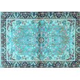 thumbnail image 1 of Ahgly Company Indoor Rectangle Persian Light Blue Traditional Area Rugs, 8' x 10', 1 of 4