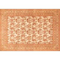 Ahgly Company Indoor Rectangle Persian Orange Traditional Area Rugs, 5' x 7'