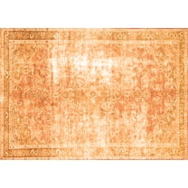 Ahgly Company Indoor Rectangle Persian Orange Traditional Area Rugs, 5' x 7'