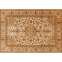 Ahgly Company Indoor Rectangle Persian Orange Traditional Area Rugs, 5' x 7'