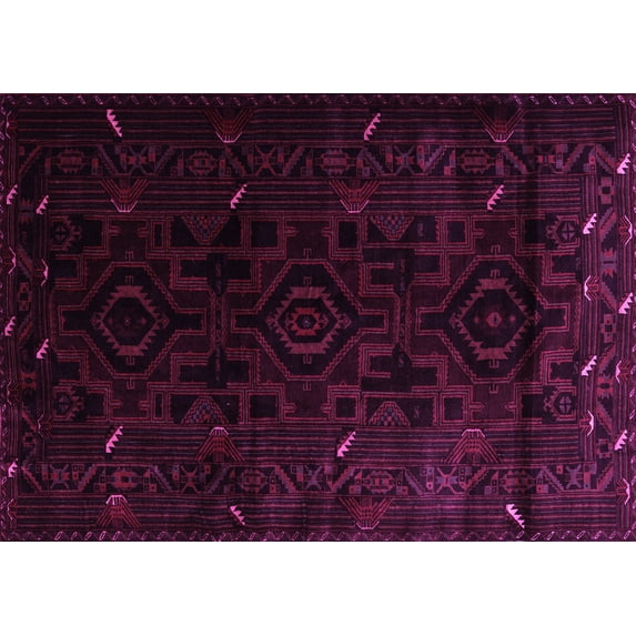 Ahgly Company Indoor Rectangle Persian Pink Traditional Area Rugs, 2' x 3'