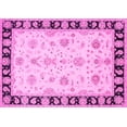 thumbnail image 1 of Ahgly Company Indoor Rectangle Persian Pink Traditional Area Rugs, 2' x 5', 1 of 4