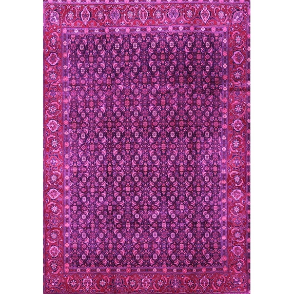 Ahgly Company Indoor Rectangle Persian Pink Traditional Area Rugs, 2' x 5'
