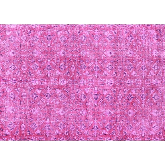 Ahgly Company Indoor Rectangle Persian Pink Traditional Area Rugs, 3' x 5'