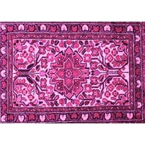 Ahgly Company Indoor Rectangle Persian Pink Traditional Area Rugs, 5' x 7'
