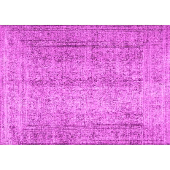 Ahgly Company Indoor Rectangle Persian Pink Traditional Area Rugs, 7' x 10'