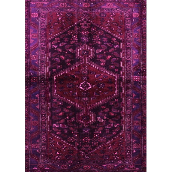 Ahgly Company Indoor Rectangle Persian Pink Traditional Area Rugs, 8' x 12'