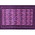 thumbnail image 1 of Ahgly Company Indoor Rectangle Persian Purple Traditional Area Rugs, 2' x 3', 1 of 4