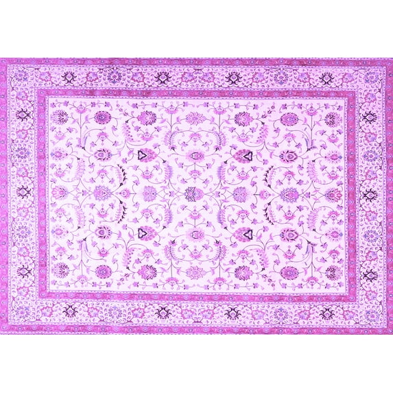 Ahgly Company Indoor Rectangle Persian Purple Traditional Area Rugs, 2' x 3'