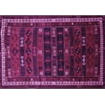 thumbnail image 1 of Ahgly Company Indoor Rectangle Persian Purple Traditional Area Rugs, 2' x 5', 1 of 4