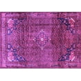thumbnail image 1 of Ahgly Company Indoor Rectangle Persian Purple Traditional Area Rugs, 5' x 7', 1 of 4