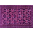 thumbnail image 1 of Ahgly Company Indoor Rectangle Persian Purple Traditional Area Rugs, 5' x 8', 1 of 4