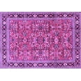 thumbnail image 1 of Ahgly Company Indoor Rectangle Persian Purple Traditional Area Rugs, 7' x 10', 1 of 4