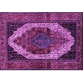 thumbnail image 1 of Ahgly Company Indoor Rectangle Persian Purple Traditional Area Rugs, 8' x 10', 1 of 4